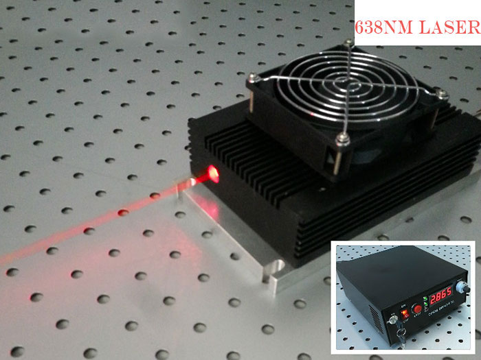 638nm 6W 激光器 大功率红色半导体激光二极管冷却方式TEC
